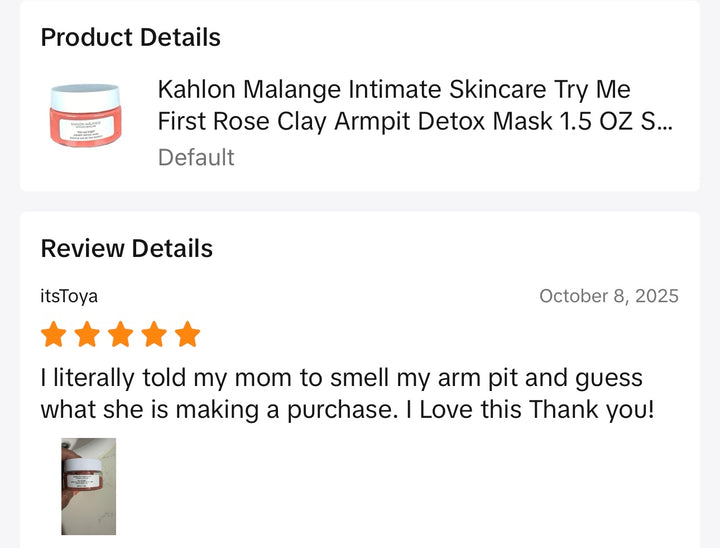 (7 Day Pre Order) 90 Day Armpit Reset Treatment Mask