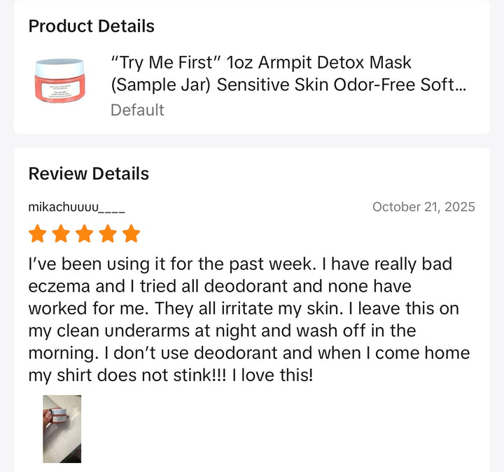 (7 Day Pre Order) 90 Day Armpit Reset Treatment Mask