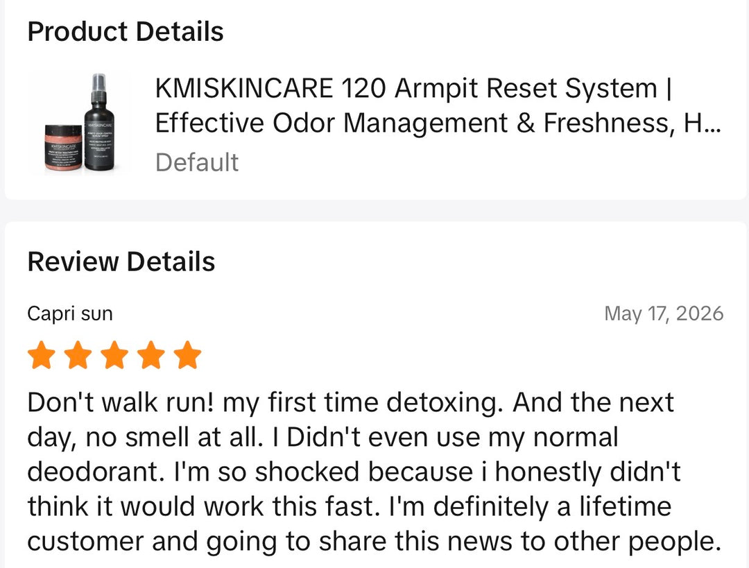 120 Day Armpit Recovery & Odor Reset System