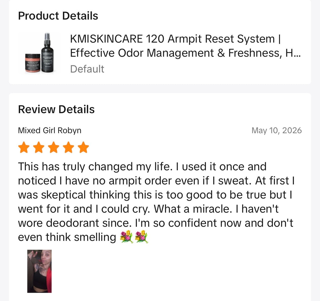 120 Day Armpit Recovery & Odor Reset System