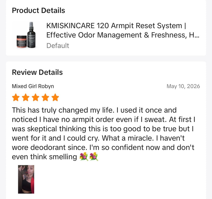 120 Day Armpit Recovery & Odor Reset System